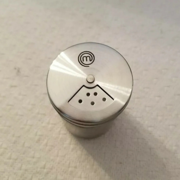 ‼️SOLD‼️ Master Chef 4-PC 3 oz Spice Jar Set With Rack Brushed Stainless Steel - Picture 7 of 9